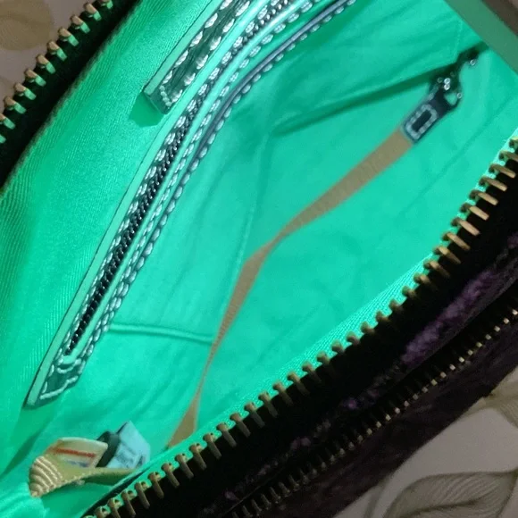 Dooney & Bourke Disney Parks Haunted Mansion MadamPurple Patterned Crossbody Bag - Picture 9 of 16